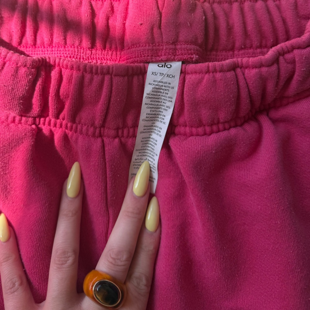 Alo Accolade sweatpants hot pink XS